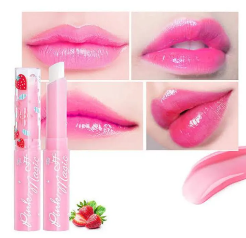 Pink lips lip balm