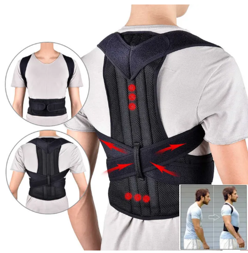 Daachi Posture belt, posture corrector belt, Back support belt, Back Pain Relief Shoulder Back Support Belt